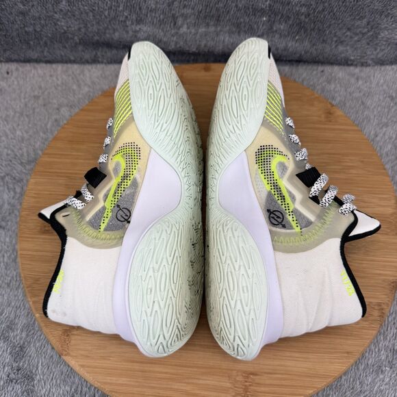 Nike Kyrie Flytrap 6 Shoes Mens Size 5 White Volt Black Basketball Sneakers - Picture 6 of 9